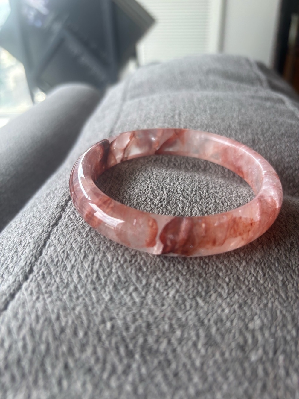 Fire Quartz Bangle Bracelet - Women Jewelry